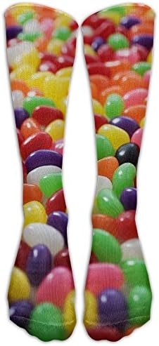 Lots Of Jellybeans Athletic Tube Stockings Women's Men's Classics Knee High Socks Sport Long Sock One Size