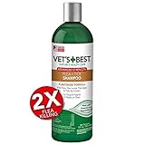 Vet's Best Flea and Tick Advanced Strength Dog Shampoo | Flea Treatment for Dogs | Flea Killer with Certified Natural Oils | 12 Ounces