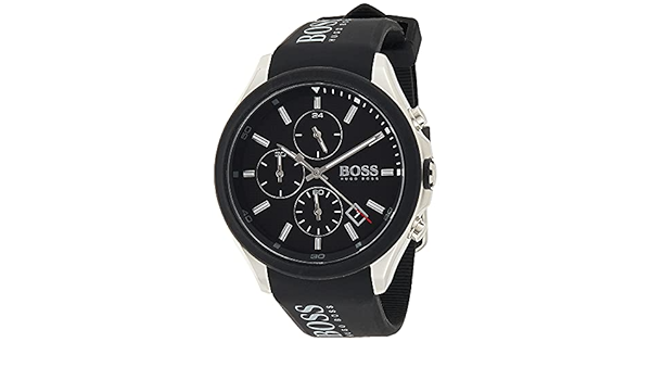Hugo Boss Mens Quartz Watch, Chronograph Display and Silicone Strap 1513716:  Buy Online at Best Price in UAE - Amazon.ae