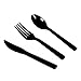 Juvale Halloween Plates and Napkins Party Supplies - 144-Piece, Serves 24, 9 in Plates, 6 oz Cups, 6.5 in Napkins & Black Cutlery - Halloween Party Supplies - Jack-O-Lantern Plate Set
