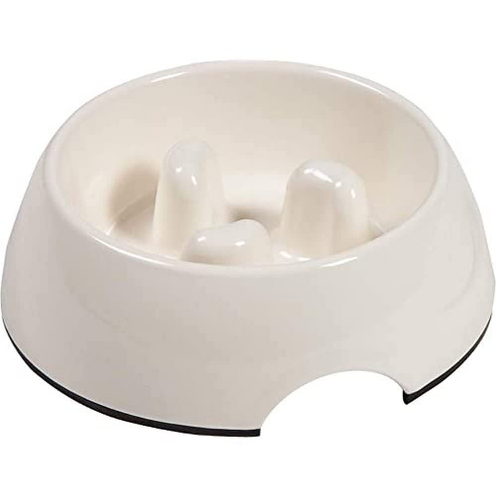 Flamingo FEEDING BOWL ROYAL SLOWDOWN WHITE L