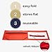 Your Gatherings - 2 Pack Gift Boxes with Magnetic Closure - Collapsible Box Set Include Tissue Paper and Velvet Ribbons, Box Folds Flat for Birthday, Wedding, Baby Shower Gifts (12x8x4, White/Red)