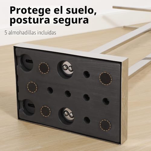 KES Toallero de Pie con 2 Barras, Soporte para Toallas con Base Ponderada de 2,5 kg, Acero Inoxidable 18/8 Acabado Pulido, BTH231