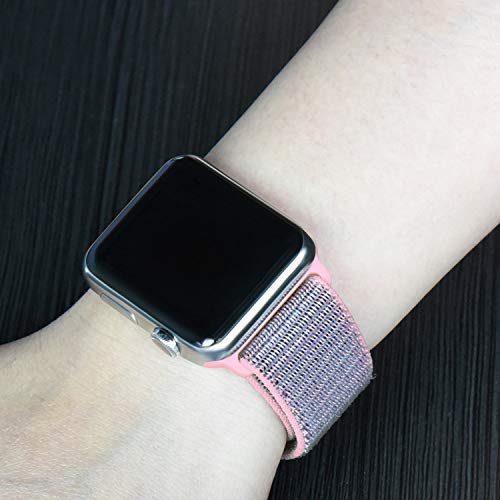 image for ATUP Compatible Apple Watch Band 38mm 40mm 42mm 44mm, Soft Breathable 