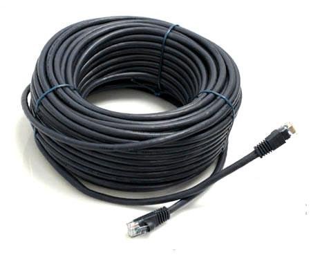 BLACK 100FT CAT6 CAT 6 RJ45 PATCH ETHERNET NETWORK CABLE 100'