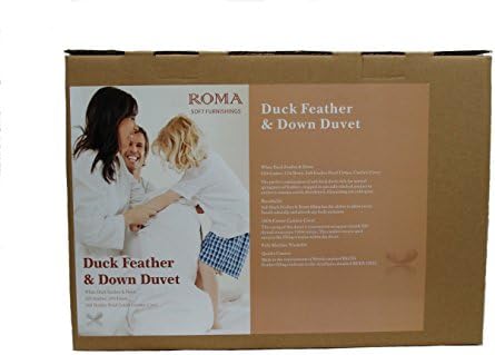 Ehome Store DUCK FEATHER & DOWN DUVET QUILT,10.5 Tog Size (Super King 260cm x 220cm)