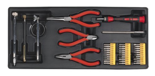 SealeyTool Tray With Precision & Pick-Up Tool Set 38Pc