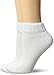 Dr. Scholl's Women's 4 Pack Diabetic & Circulatory Non-Binding Low Cut Socks, Bright White, Shoe Size: 8-12