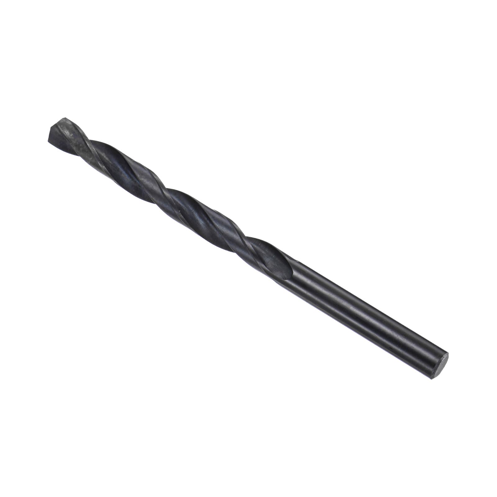 CoCud 6542 High Speed Steel Twist Drill Bits, 7.7mm Diameter 115mm Length, Black Oxide Straight Twist Jobber Drill Bit - (Applications: for Metal Woodwork Plastic Aluminum)