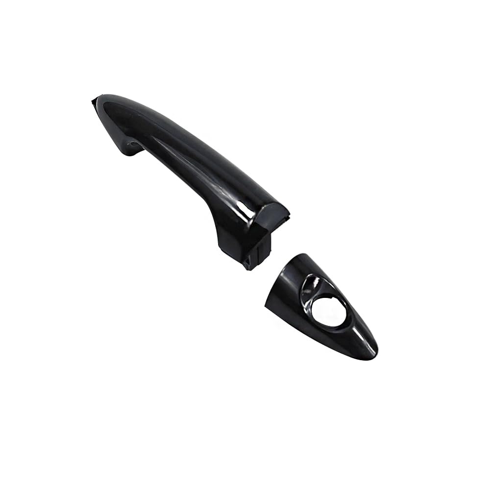 Photo 1 of HUYILUN0104 Black Front Right Passenger Side Exterior Door Handle Outer Handle Compatible with Hyundai Accent 2012-2017 826611R000