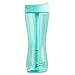 O2COOL Trimr Duo Classic Water & Shaker Bottle, Mint, 24 oz