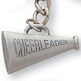 Pewter Megaphone (Cheerleader) Key Chain / Keychain