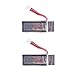 YouCute 2pcs 350mAh Battery and 1to3 Charger for Udi U818A WIFI FPV Udi U845 RC quadcopter drone spare parts
