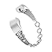 Metal Bands for Fitbit Alta/Fitbit Alta HR Replacement Accessory Bands with Bling Rhinestone Wristband Straps for Fitbit Alta/Alta HR (Retro Pattern-Silver)