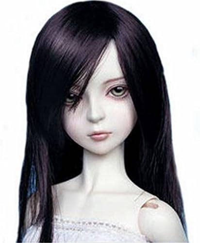 Nokobeauty - [wamami] 02# Black Wig Straight Wig For 1/3 SD DOD LUTS BJD Dollfie 8-9" YRS0645