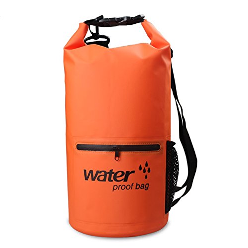 Mooedcoe Large Waterproof Dry Bag Roll Top Dry Compression Sack Keeps Gear Dry for Kayaking Beach Boating Hiking Camping Fishing with Waterproof Phone Case