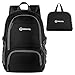 Miracol Lightweight Packable Backpack, Foldable & Durable Hiking Daypack, Perfect for Outdoor Hiking Trekking Traveling Camping, 30L, Black