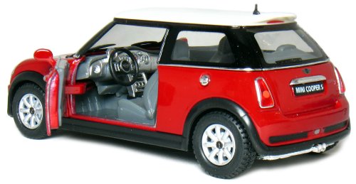 5" Die-cast Mini Cooper S 1/28 Scale (Red).