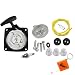 HURI Pull Start Starter with Starter Claw Screw Fuel Line for Earthquake Dually 10310 Earth Auger MC43RCE Mini Cultivator MD43 Dethatcher