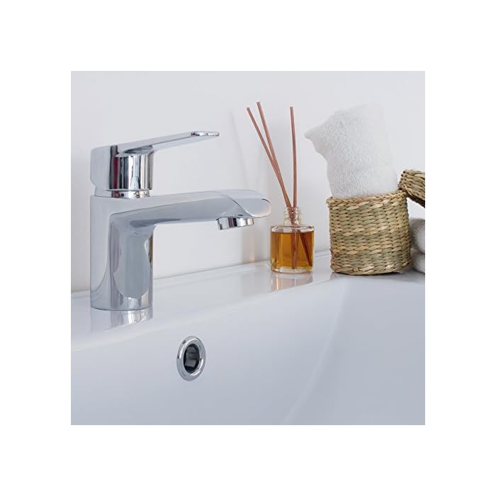 Clever 60170-Waschbecken Einhebelmischer Wandbord, 65 mm