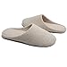 Ofoot Women's Cotton Memory Foam Washable Anti-Slip Indoor Slippers