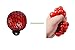 Nextnol 4Pcs Mesh Squishy Ball Rubber Stress Relief Squeezing Soft Rubber Vent Grape Ball Hand Wrist Toy Vent Toy(Red, Orange, Blue Green)