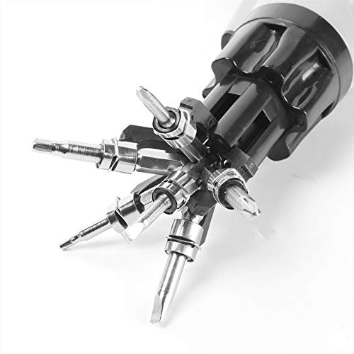 Hardware-Tools Mini Schraubendreher Akkuschrauber Haushalts Electric Drill Set Akku Bohrschrauber (Size : Grey) – Bild 6