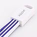 Mini USB Cable, JASTEK 5 in1 Multi USB Charger Cable with Type-C, Mini, Micro, 8pin Connectors (1 piece White + Purple )