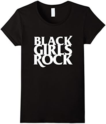 Women's Black Girls Rock T-shirt - #blackgirlsrock Shirt Large Black