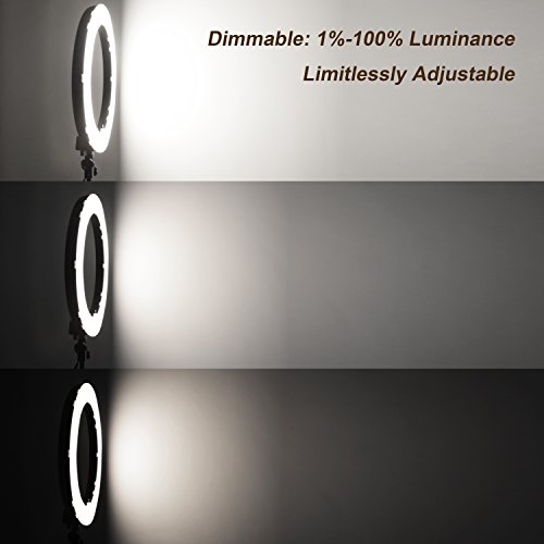Emart-18-inch-480-LED-Ring-Light-Photography-55W-Dimmable-Adjustable-Color-Temperature3200K-5600K-Circle-Lighting-Kit-for-Makeup-Camera-Photo-Studio-Video-Shooting