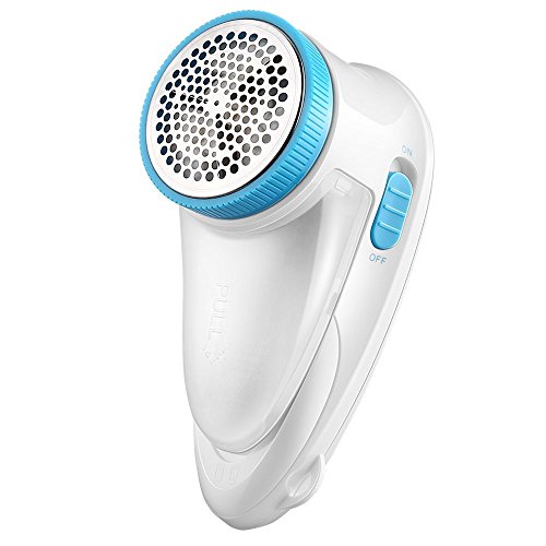 AVANTEK Fabric Remover Lint Remover Lint Shaver Fuzz Clothes Bobble, Battery Operated (Blue)