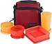 TP-860-T187 Tupperware Premier Lunch (Including Bag) With Two Bowls, One Tumbler and One Square Box allows you to Pack a Complete Lunch