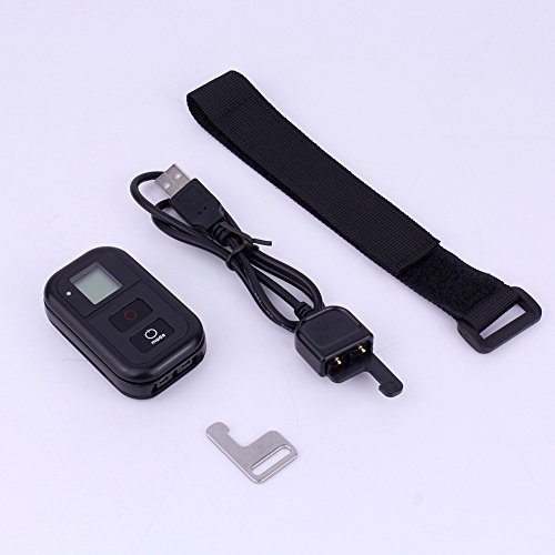 Yosoo Wireless WiFi Remote Control + Charging Cable + Wrist Strap for GoPro HERO 4 3+