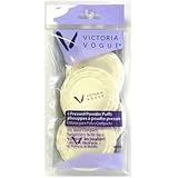 Victoria Vogue, Round Puff Pressed Powder Puff, 4 ea, 4 Count (SG_B00GHQBX2U_US)