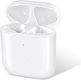 Wireless Charging Case Compatible with AirPod 1 2, Air Pods 1 2 Charger Case Replacement with Bluetooth Pairing Sync Button, No Earbuds,White