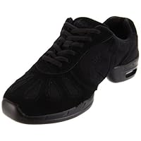 SANSHA Hi-Step Dance Sneaker,Black,8 (7 M US Women