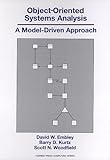 Object Oriented System Analysis, Embley, David W. and Kurtz, Barry D., 0136299733