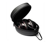 Life VC ® 3 in 1 Black Protective Carrying Hard Case Bag for Monster Dr Dre Beats Solo/Studio Headphone and Black Carabiner plus Removable Inner Mesh Pocket