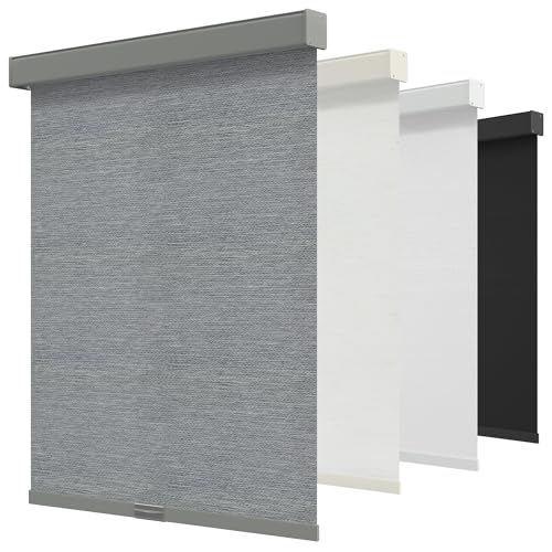 GENIMO Cordless Blackout Roller Shades Dark Grey