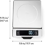 OXO Good Grips 5kg Stainless Steel Food Scale with Digital Display view 7