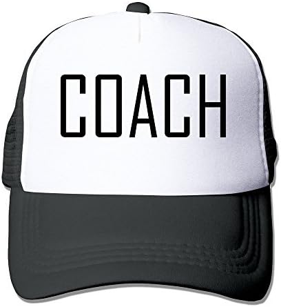 Unisex Coach Adjustable Trucker Hat Black