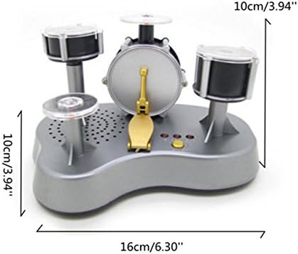 ZHXIN New Arrival Mini Finger Drum Set Touch Drumming LED Light Jazz Percussion Educational Music Toys For Kids Gifts