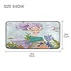 LNAGT Area Rugs Mermaid Coral Area Carpets Soft Non-Slip Runner Rug for Living Room Entryway Kitchen Mat Doormat 3920 inch