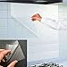 REDODECO 4Pcs Kitchen Backsplash Wallpaper Stickers Waterproof Oilproof High Temperature Resistant Transparent Environment-Friendly PVC
