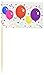 Balloons & Confetti Picks (50/Pkg)
