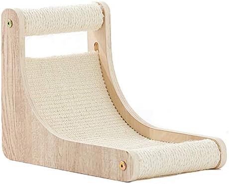 猫のスクラッチボード ナチュラルサイザルの垂直猫スクラッチャーラウンジベッド 家具プロテクターおよび