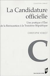 La  candidature officielle