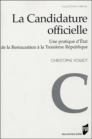 La  candidature officielle
