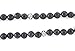 108 Black Lava Stone Mala Necklace or Wrist Wrap for Meditation, Prayer, Japa, Tantra, Aromatherapy