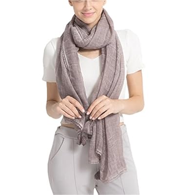 Deborri Large Soft Silky Pashmina Shawl Wrap Scarf in Solid Colors Deborri Large Soft Silky Pashmina Shawl Wrap Scarf in Solid Colors